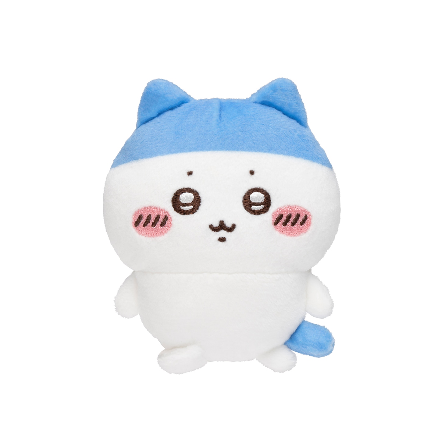 「ハチワレだらけくじ」E賞の「てくてく全身ぬいぐるみバッジ」