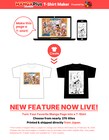 MANGA Plus by SHUEISHAに、マンガの好きなページをTシャツにできる機能を実装