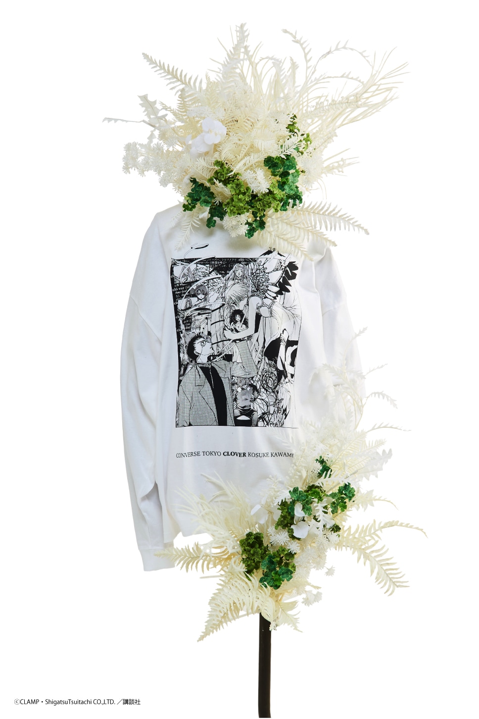 「GRAPHIC LONGSLEEVE TEE『CLOVER』」