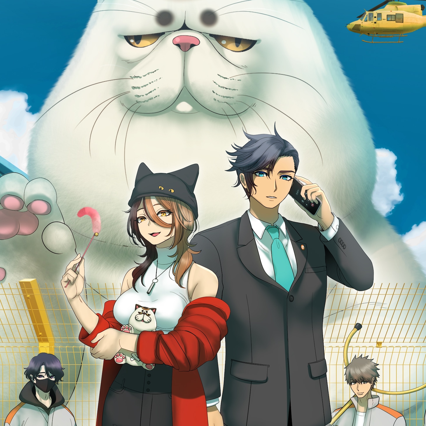 「怪獣ネコパンチ」ビジュアル (c)ジライケン／集英社