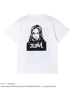 X-girlとのコラボアイテム「X-girl × NEON GENESIS EVANGELION S/S TEE」裏面