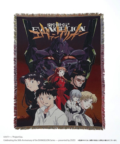 XLARGEとのコラボアイテム「XLARGE×EVANGELION JACQUARD BLANKET」