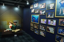 「放送30周年記念 TVアニメ『名探偵コナン』展」の様子 (c)青山剛昌／小学館・読売テレビ・TMS 1996