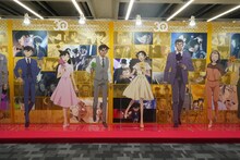 「放送30周年記念 TVアニメ『名探偵コナン』展」の様子 (c)青山剛昌／小学館・読売テレビ・TMS 1996