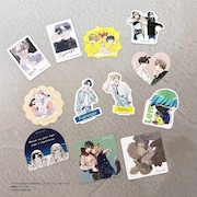 「カメレオンはてのひらに恋をする。」オンラインくじE賞：のダイカットステッカー2枚セット（全6種）