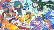 TVアニメ「ポケットモンスター」ポケモン30周年を祝うイラスト