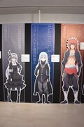 「『転生したらスライムだった件』 特別企画展」より、八星魔王の等身大パネル