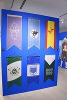 「『転生したらスライムだった件』 特別企画展」より、周辺国の旗