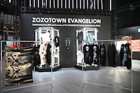 ZOZO出展ブースの展示物