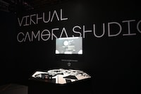 「ヴァーチャルカメラスタジオ」の撮影ブース