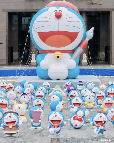 六本木エリアの展示イメージ ※写真は海外展で撮影されたもの