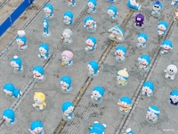 六本木エリアの展示イメージ ※写真は海外展で撮影されたもの