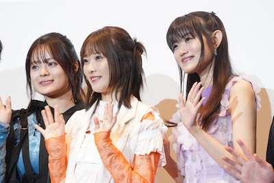 左から永瀬アンナ、夏吉ゆうこ、早見沙織