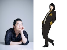 左から福山潤、阿佐馬芳経 (c)松木いっか／小学館／日本三國製作委員会