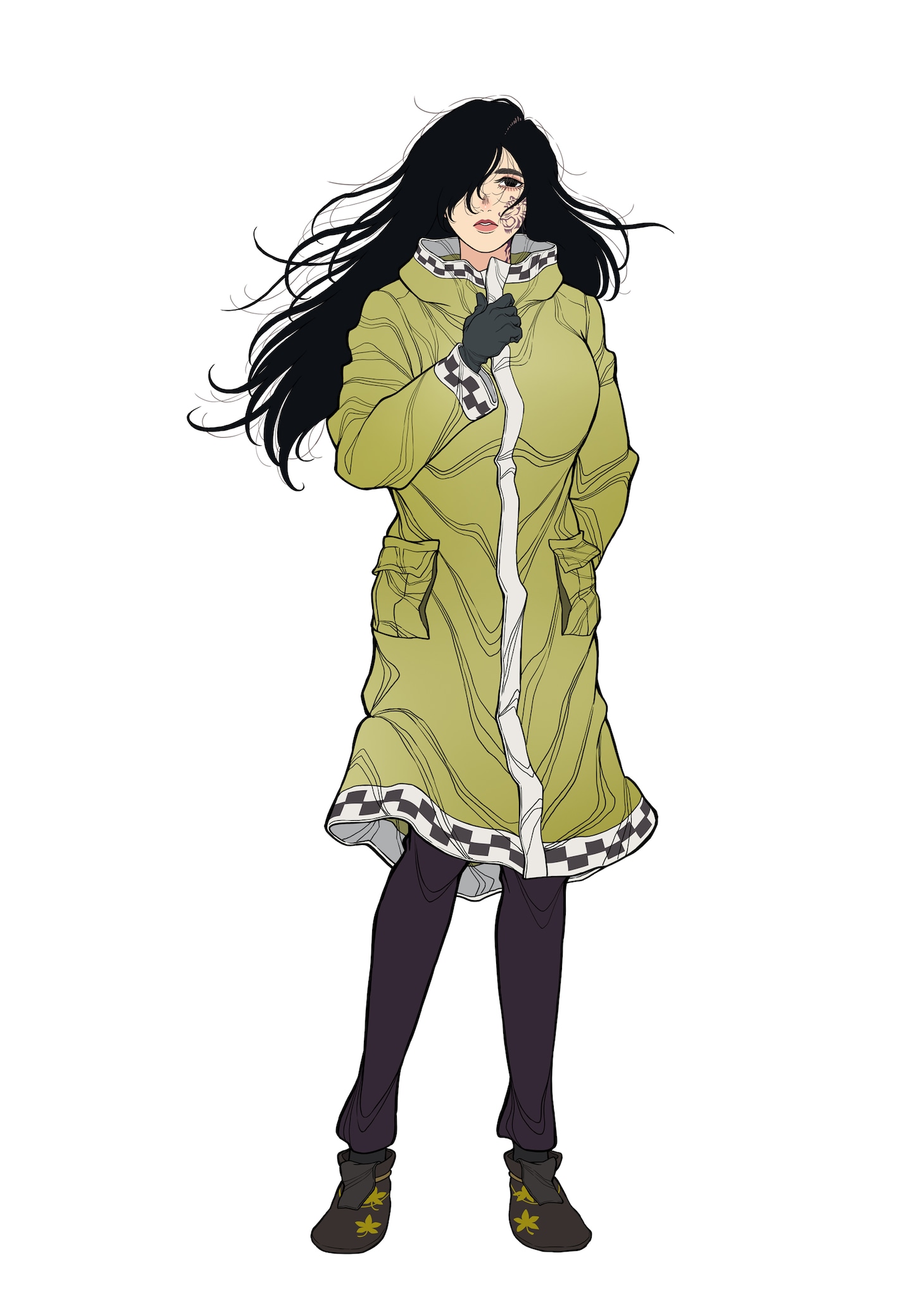 輪島桜虎（CV：津田美波） (c)松木いっか／小学館／日本三國製作委員会