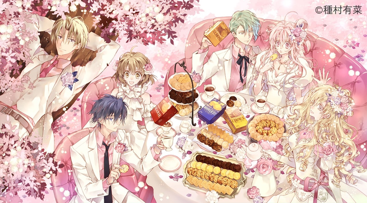 種村有菜と「森永ビスケット」のコラボイラスト第1弾