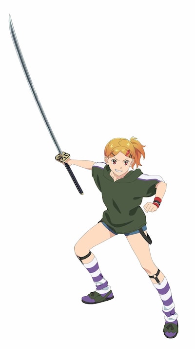 村山朱莉（CV：櫻井みゆき）。
「TERA」に所属する高校生。竹を割ったような性格で、身の丈ほどの大太刀「伊吹丸」と、霊力を身体に纏う「魂片纏気（こんぺんとうき）」を駆使して戦う。