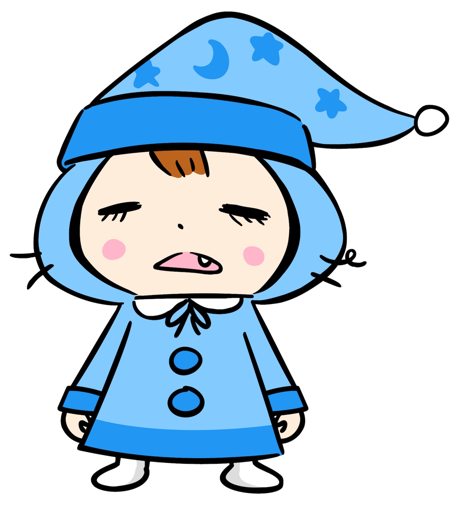 ねぼビー。番組内では、出演者とともに朝を盛り上げていく予定