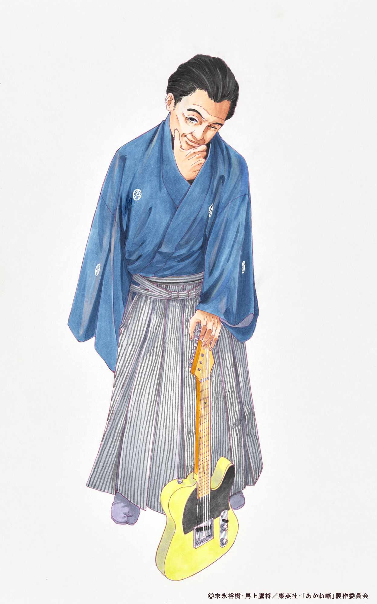 馬上鷹将が描き下ろした桑田佳祐。