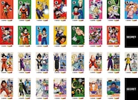 抽選で当たる「ドラゴンボールZうどん札」全種セット