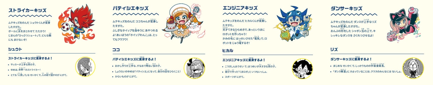 「つよいぞ！ムテキッズ」に登場するキャラクター