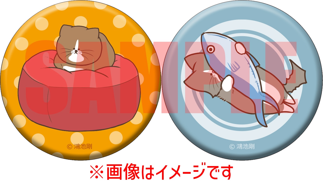 「カドスト限定グッズ付きセット」に付属する缶バッジ2個セット