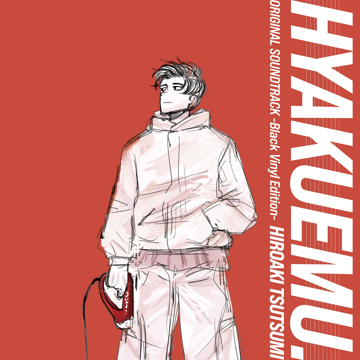 劇場アニメ「ひゃくえむ。」オリジナルサウンドトラックの12inchアナログレコードジャケット (c)魚豊／講談社 (c)ポニーキャニオン