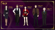 TVアニメ「神の雫」より、新たにキャストが発表されたキャラクターたち