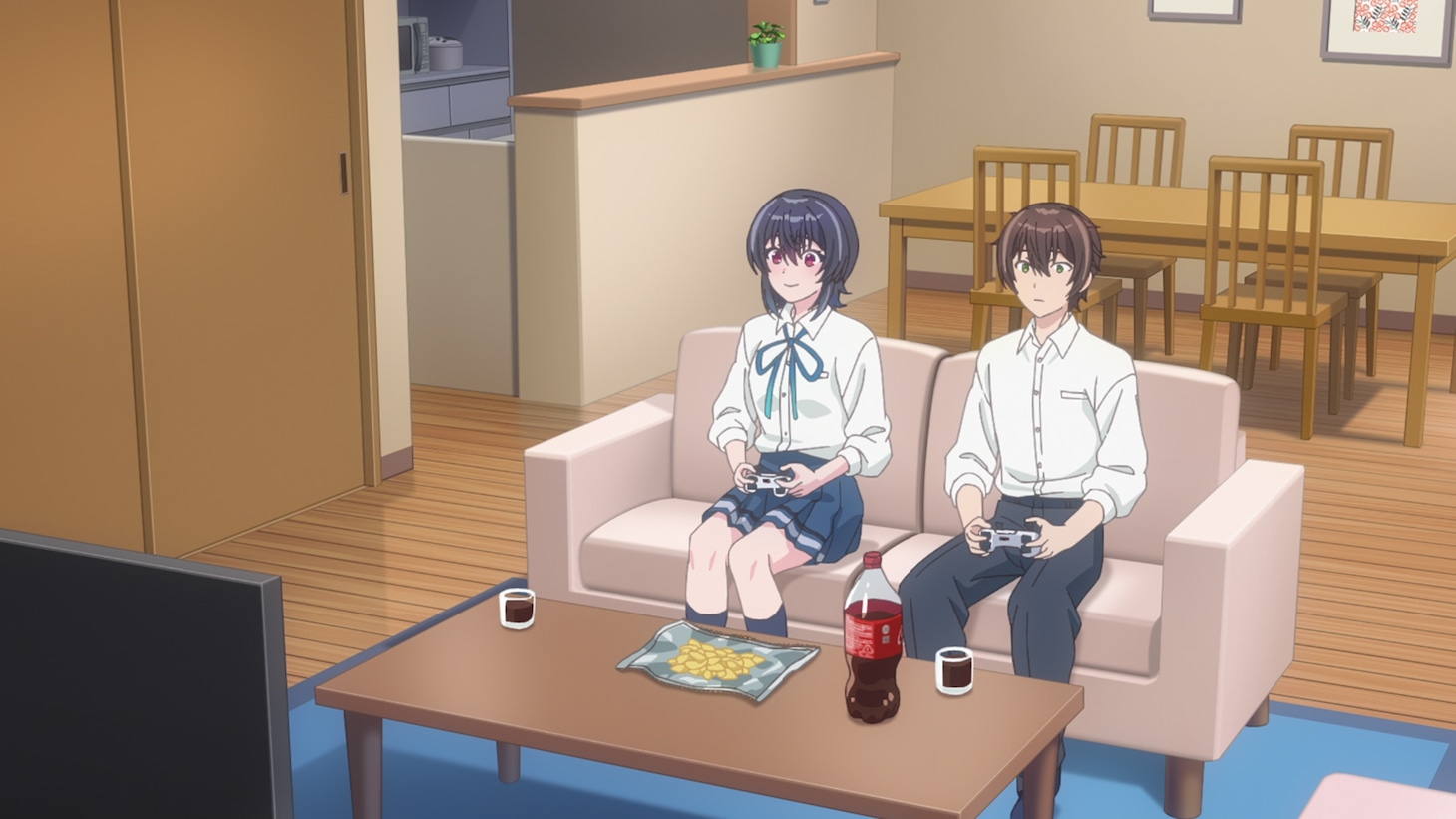 TVアニメ「クラスで2番目に可愛い女の子と友だちになった」本PV第2弾より (c) たかた・KADOKAWA／クラにか製作委員会