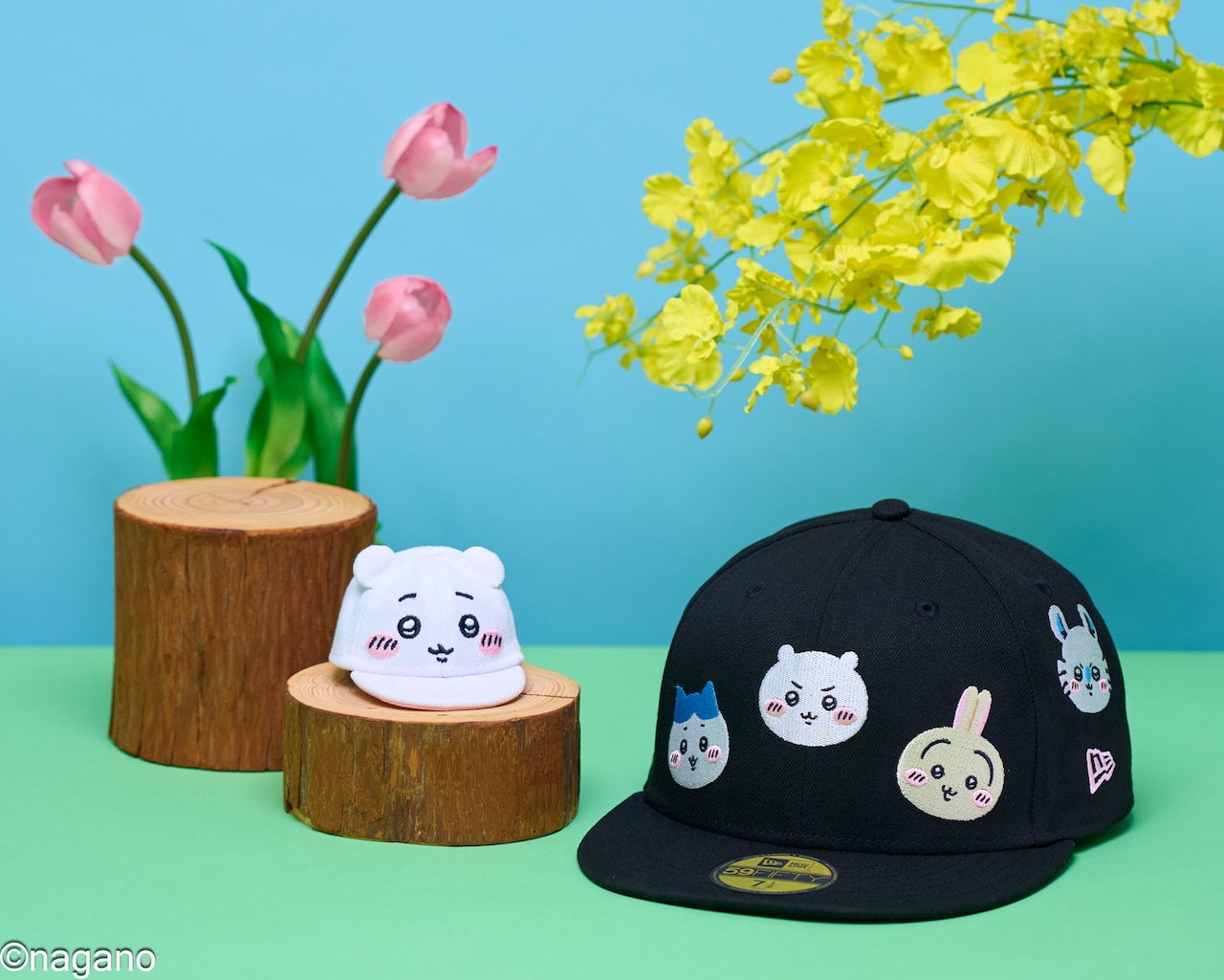 ちいかわ」×NEW ERA ちいかわ＆ハチワレを象ったキャップやゴルフの