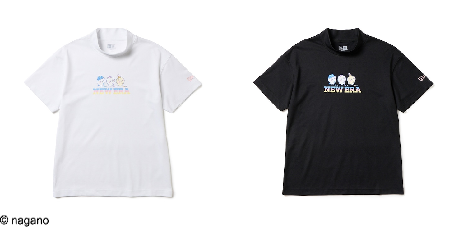 「Women's 半袖 ミッドネック Tシャツ 鹿の子 ちいかわ / ちいかわ・ハチワレ・うさぎ」