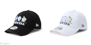 左から「9TWENTY ロングバイザー ちいかわ / ちいかわ・ハチワレ・うさぎ」のブラックとホワイト