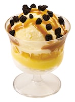 音駒高校のキャラメルアップルパフェ