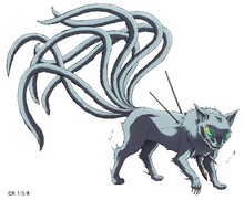 猫鬼（CV：松山鷹志）。寿命を操る猫の妖。摩緒と深い因縁があるらしい。