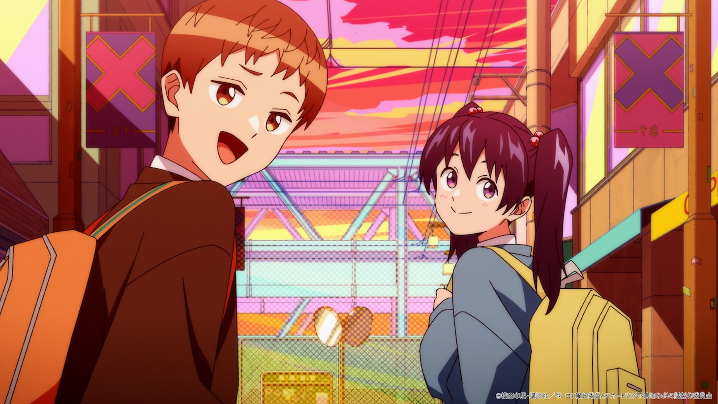 TVアニメ「ポンコツ風紀委員とスカート丈が不適切なJKの話」メインPVより