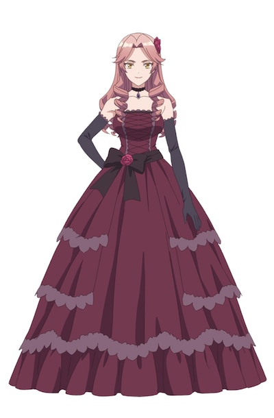 エレオノラ・カシャーリ（CV：前田佳織里）。カシャーリ男爵家の令嬢。王立学園の卒業パーティーの場に、レナートのエスコートを受けながら姿を現した。レナートの婚約者の座を狙っている。