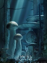 TVアニメ「菌と鉄」ティザービジュアル (c)片山あやか・講談社／「菌と鉄」製作委員会