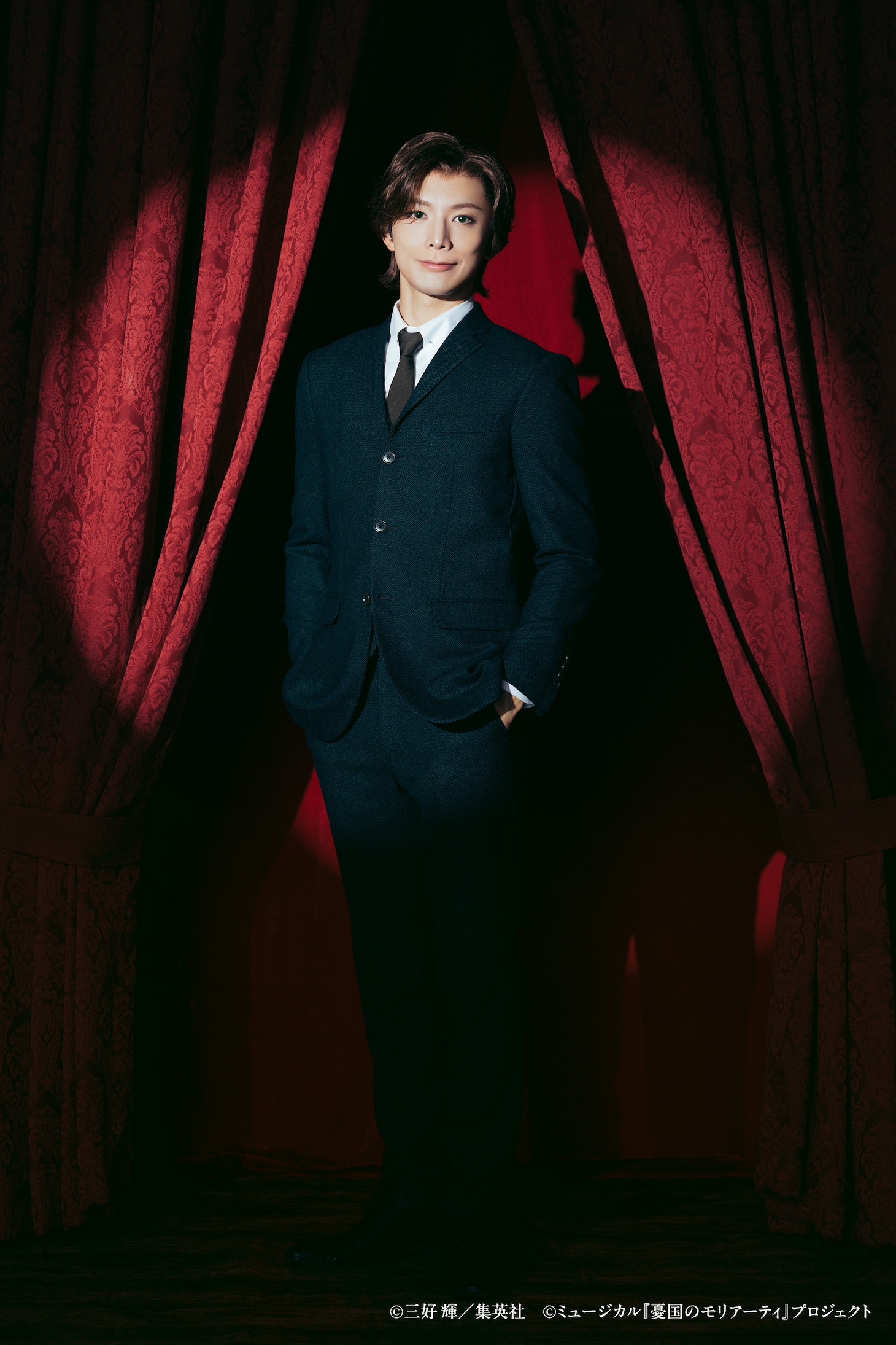 久保田秀敏扮するアルバート・ジェームズ・モリアーティ。