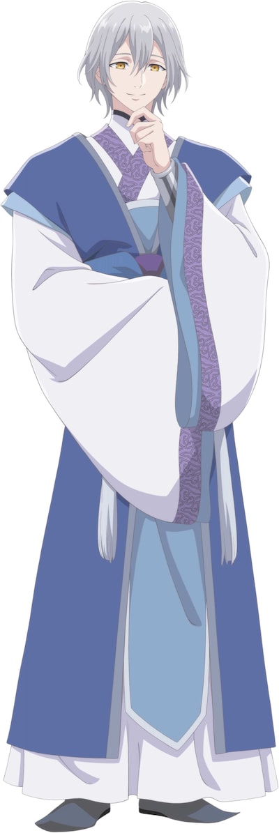 珀陽（CV：島﨑信長）。容姿端麗で、学問も武術も天才と言われる、白楼国の皇帝。穏やかな性格で官吏たちからの信頼も厚く、後宮で憧れの的。本性をよく知る相手からは「悪徳高利貸し」と呼ばれることもある。