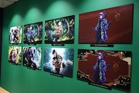 「ディズニー ツイステッドワンダーランド展 Seasonal Memories」より、「ハッピービーンズデー」のコーナー