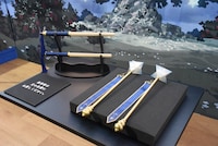 「ディズニー ツイステッドワンダーランド展 Seasonal Memories」より、「星に願いを ～Dance and Wishes～」のコーナーのフォトスポット