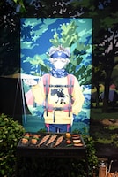 「ディズニー ツイステッドワンダーランド展 Seasonal Memories」より、「バルガスCAMP！」のコーナー