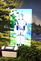 「ディズニー ツイステッドワンダーランド展 Seasonal Memories」より、「バルガスCAMP！」のコーナー