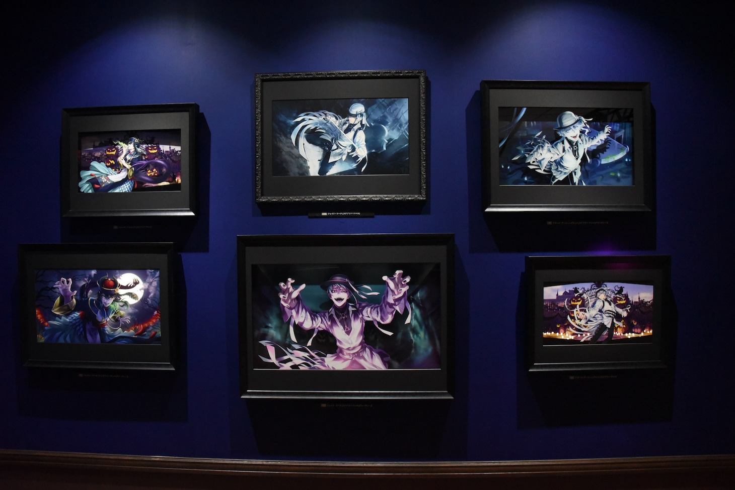 「ディズニー ツイステッドワンダーランド展 Seasonal Memories」より、「スケアリー・モンスターズ！」のコーナー