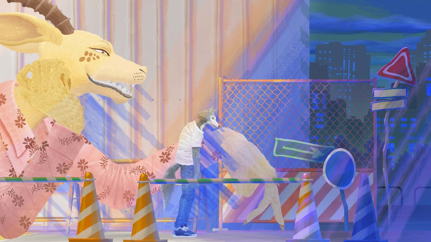 アニメ「BEASTARS FINAL SEASON」Part2のエンディング映像より