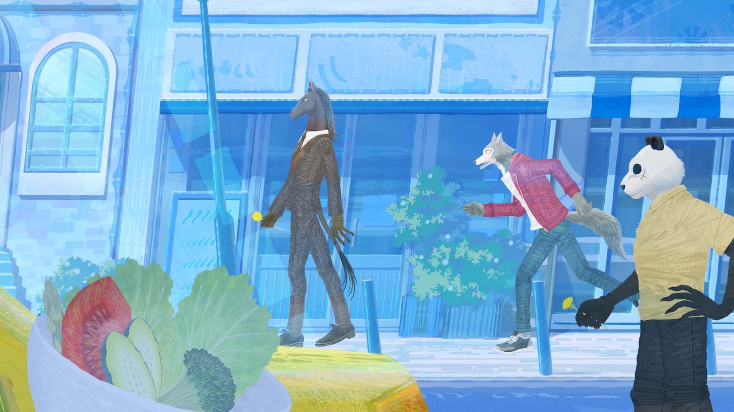 アニメ「BEASTARS FINAL SEASON」Part2のエンディング映像より