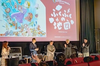 「ふくふくの地図」完成直前特別上映会の様子