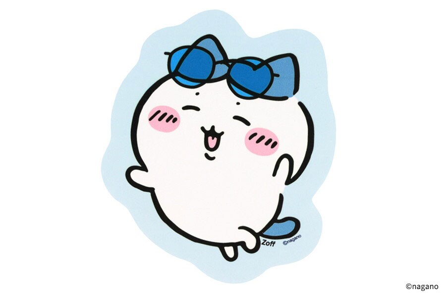 Zoff | ちいかわ」第3弾「ハチワレモデル」のダイカットクロス [画像