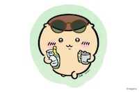 「Zoff | ちいかわ」第3弾「くりまんじゅうモデル」のダイカットクロス