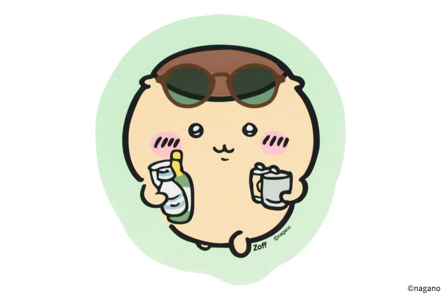 「Zoff | ちいかわ」第3弾「くりまんじゅうモデル」のダイカットクロス